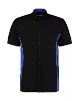 Classic Fit Sportsman Shirt SSL Black/Royal/White