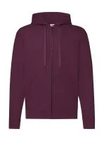 Classic Kapucnis felső Sweat Jacket Burgundy