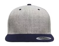 Classic Snapback 2-Tone Cap Heather/Navy