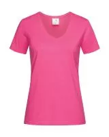 Classic-T V-Neck Women Sweet Pink