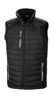 Compass Padded Softshell Gilet Black/Grey