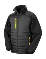 Compass Padded Softshell Black/Yellow