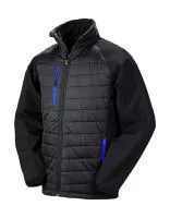 Compass Padded Softshell Black/Royal