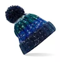 Corkscrew Pom Pom Beanie Alpine Blues