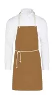 CORSICA - Cord Bib Apron with Pocket Caramel