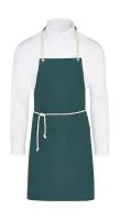 CORSICA - Cord Bib Apron with Pocket Enamel Blue