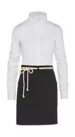 CORSICA - Cord Bistro Apron with Pocket Black