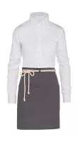 CORSICA - Cord Bistro Apron with Pocket Szürke