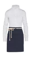 CORSICA - Cord Bistro Apron with Pocket Navy