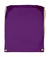 Cotton Drawstring Backpack Lilac