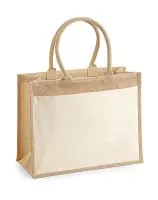 Cotton Pocket Jute Shopper 