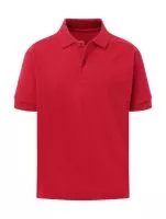 Cotton Polo Kids Piros