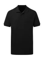 Cotton Polo Men Black