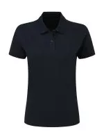 Cotton Polo Women Navy