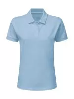 Cotton Polo Women Sky