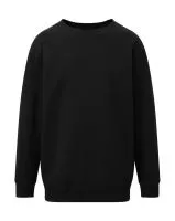 Crew Neck Sweatshirt Kids  Black