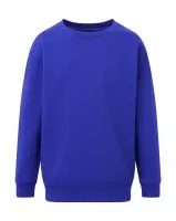 Crew Neck Sweatshirt Kids  Royal Blue