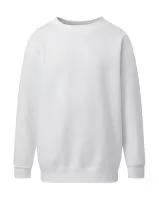 Crew Neck Sweatshirt Kids  Fehér