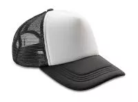 Detroit ½ Mesh Truckers Cap Black/White