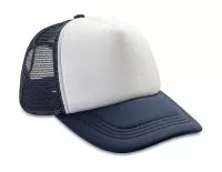 Detroit ½ Mesh Truckers Cap Navy/White