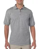 DryBlend Adult Jersey Polo Sport Grey