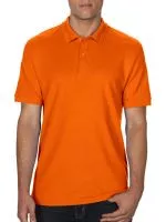 DryBlend® Double Piqué Polo Safety Orange