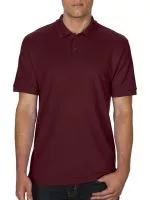 DryBlend® Double Piqué Polo Maroon