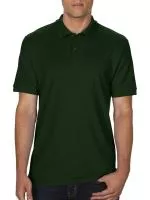 DryBlend® Double Piqué Polo Forest Green