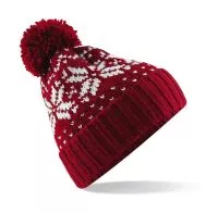 Fair Isle Snowstar® Beanie Classic Red/White