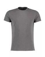 Fashion Fit Compact Stretch T Grey Melange