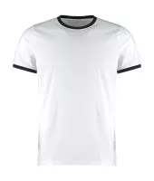 Fashion Fit Ringer Tee White/Black