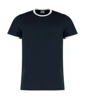 Fashion Fit Ringer Tee Navy/White