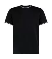 Fashion Fit Tipped Tee Black/White/Grey