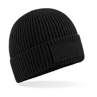 Fashion Patch Beanie Black