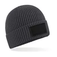 Fashion Patch Beanie Graphite Grey/Black