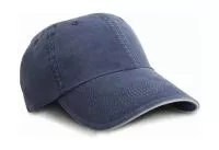 Fine Cotton Twill Cap Navy/Putty