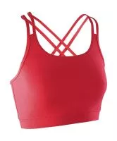 Fitness Women`s Crop Top Hot Coral