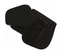 Fleece Scarf with Pocket Black