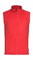 Fleece Vest Scarlet Red