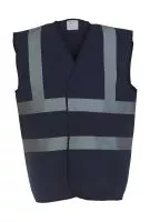 Fluo 2 Band+Brace Waistcoat Navy