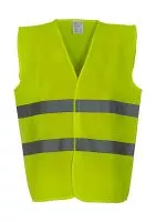 Fluo 2 Bands Waistcoat Fluo Yellow