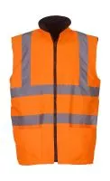 Fluo Fleece Reversible Bodywarmer Fluo Orange