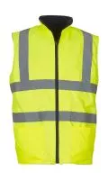 Fluo Fleece Reversible Bodywarmer Fluo Yellow