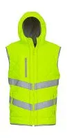 Fluo Kensington Hooded Gilet  Fluo Yellow