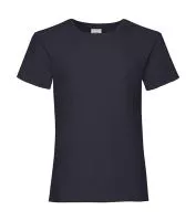 Girls Valueweight T Deep Navy