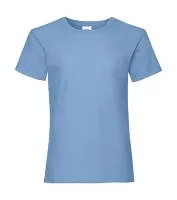 Girls Valueweight T Sky Blue