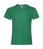 Girls Valueweight T Heather Green