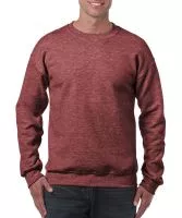 Heavy Blend Adult Crewneck Sweat Heather Sport Dark Maroon