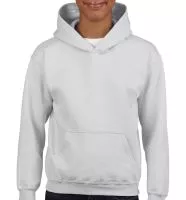 Heavy Blend Youth Hooded Sweat Fehér