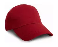 Heavy Cotton Drill Cap Piros